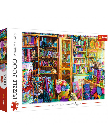 Puzzle Trefl 2000 Paradisul Pisicutelor,27113