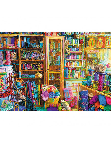 Puzzle Trefl 2000 Paradisul Pisicutelor,27113