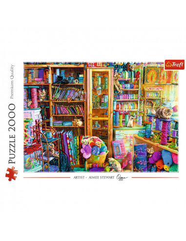 Puzzle Trefl 2000 Paradisul Pisicutelor,27113