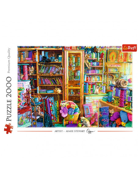 Puzzle Trefl 2000 Paradisul Pisicutelor,27113