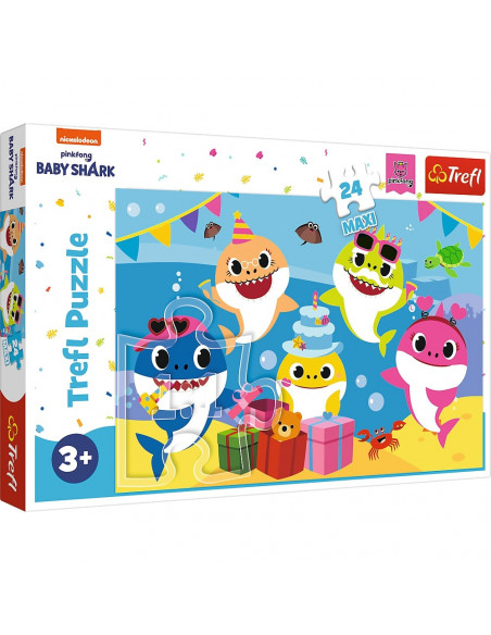 Puzzle Trefl 24 Maxi Happy Baby Shark,14337