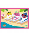 Puzzle Trefl 4in1 Familia Shark,34378