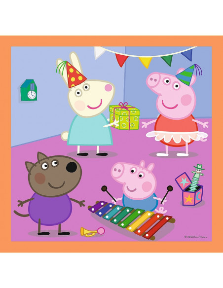 Puzzle Trefl 3in1 Inventiva Peppa Pig,34852