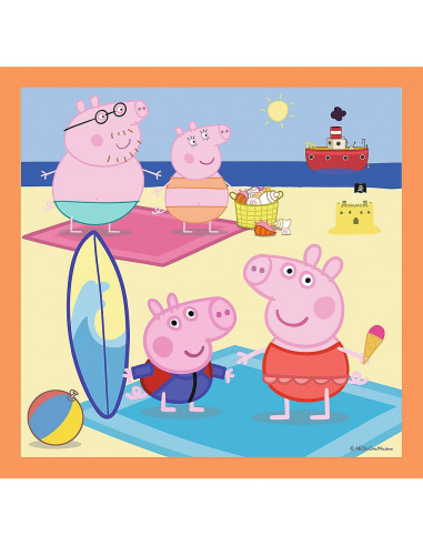 Puzzle Trefl 3in1 Inventiva Peppa Pig,34852