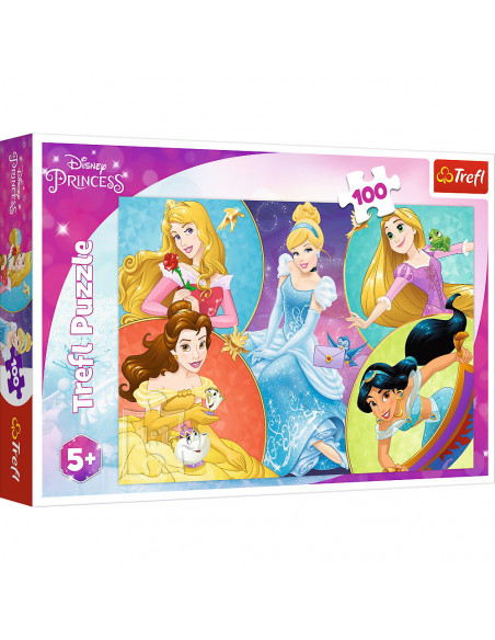 Puzzle Trefl 100 Disney Princess - Intalniti PrinȚesa