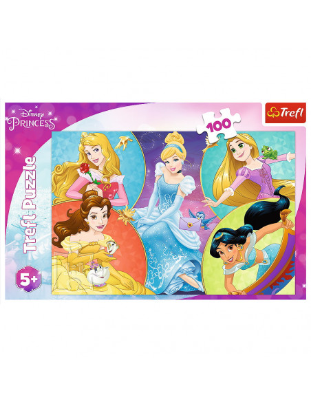 Puzzle Trefl 100 Disney Princess - Intalniti PrinȚesa