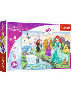 Puzzle Trefl 60 Disney Princess - Intalneste Printesa,17361