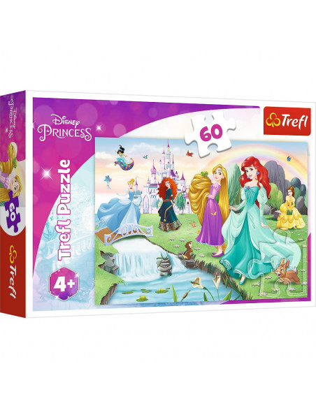 Puzzle Trefl 60 Disney Princess - Intalneste Printesa,17361