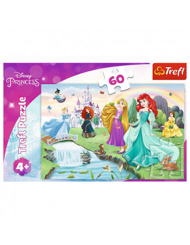 Puzzle Trefl 60 Disney Princess - Intalneste Printesa,17361