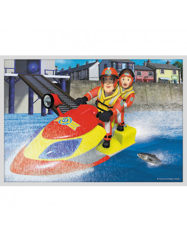 Puzzle Trefl 10in1 Pompierul Sam - Salvarile Pompierului