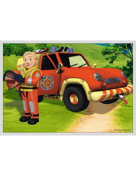 Puzzle Trefl 10in1 Pompierul Sam - Salvarile Pompierului