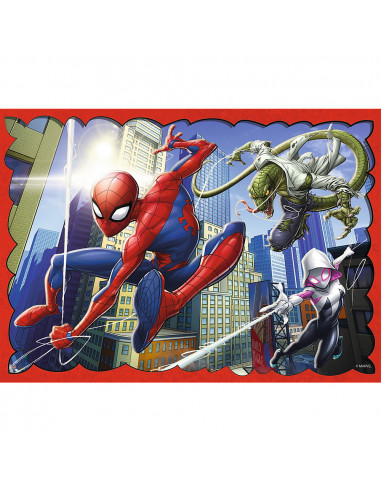 Puzzle Trefl 4in1 Spiderman - Eroul Spiderman,34384