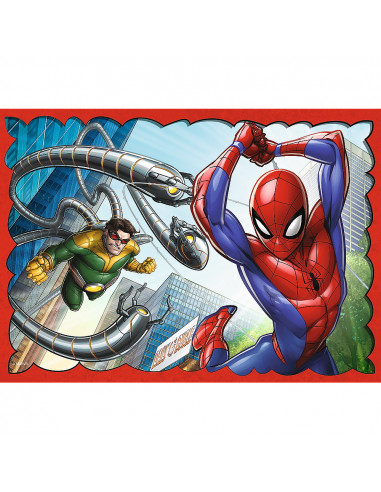 Puzzle Trefl 4in1 Spiderman - Eroul Spiderman,34384