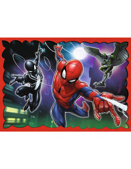Puzzle Trefl 4in1 Spiderman - Eroul Spiderman,34384