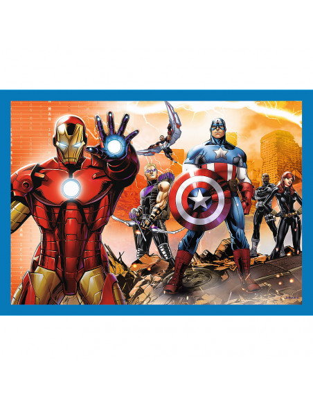 Puzzle Trefl 4in1 Avengers - Razbunatorii Curajosi,34386