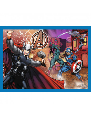 Puzzle Trefl 4in1 Avengers - Razbunatorii Curajosi,34386