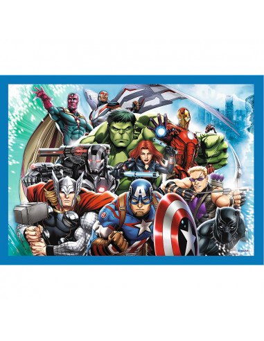 Puzzle Trefl 4in1 Avengers - Razbunatorii Curajosi,34386