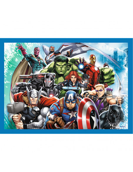 Puzzle Trefl 4in1 Avengers - Razbunatorii Curajosi,34386