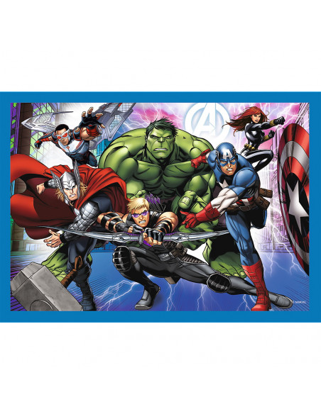 Puzzle Trefl 4in1 Avengers - Razbunatorii Curajosi,34386
