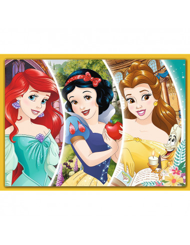 Puzzle Trefl 4in1 Disney Princess - Ziua Fericita,34385