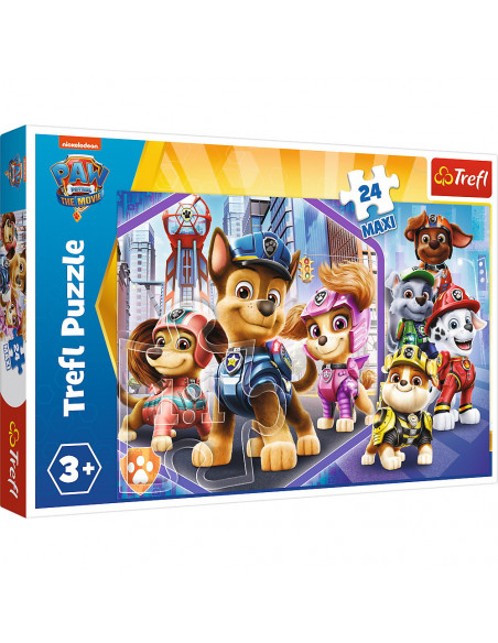 Puzzle Trefl 24 Maxi Patrula Catelusilor Eroii De Paza,14343