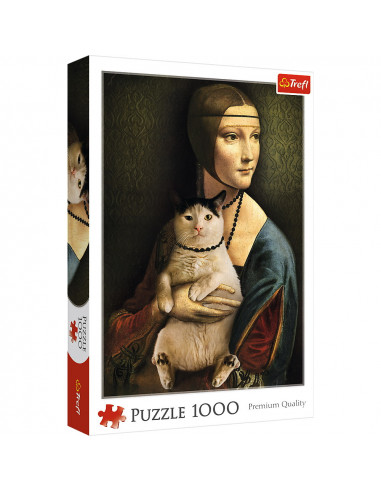 Puzzle 1000 Doamna Cu Pisica,10663