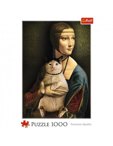 Puzzle 1000 Doamna Cu Pisica,10663