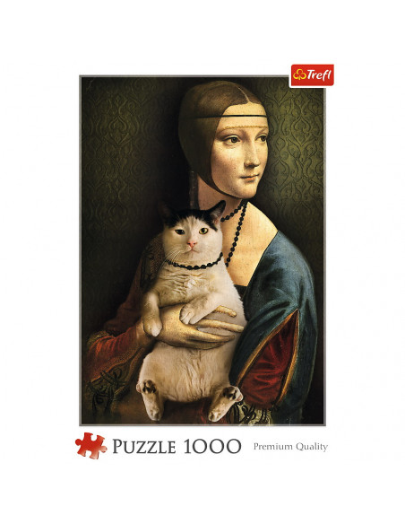 Puzzle 1000 Doamna Cu Pisica,10663