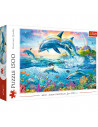 Puzzle Trefl 1500 Familia De Delfini,26162