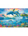 Puzzle Trefl 1500 Familia De Delfini,26162