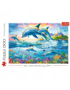 Puzzle Trefl 1500 Familia De Delfini,26162
