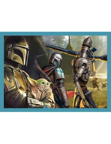 Puzzle Trefl 4in1 Star Wars - Mandalorianul,34397