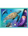 Puzzle Trefl 4in1 Animal Planet - Misterioasa Lumea A