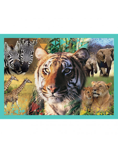 Puzzle Trefl 4in1 Animal Planet - Misterioasa Lumea A