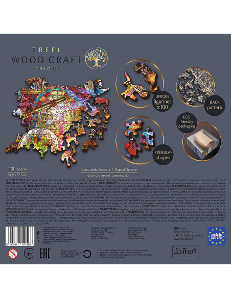 Puzzle Trefl Din Lemn 1000 Piese Camera Magica,20146