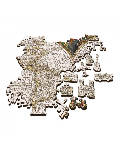 Puzzle Trefl Din Lemn 1000 Piese Harta Lumii Antice,20144