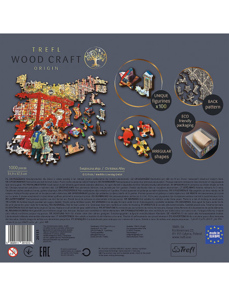 Puzzle Trefl Din Lemn 1000 Piese Strada Pregatita De