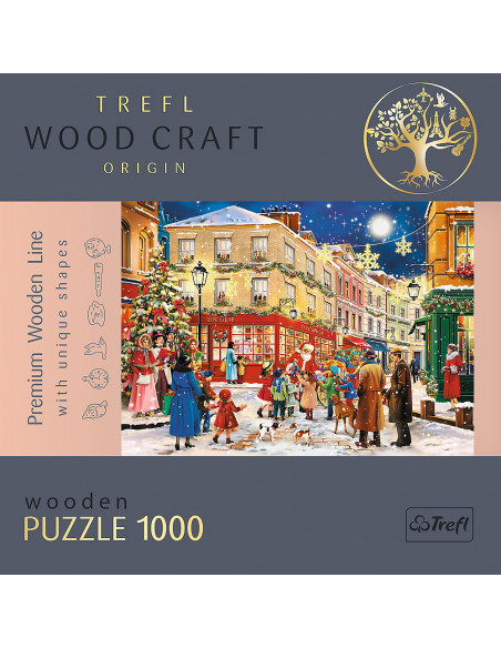 Puzzle Trefl Din Lemn 1000 Piese Strada Pregatita De