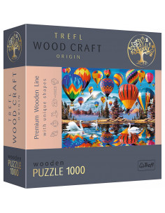 Puzzle Trefl Din Lemn 1000 Piese Baloanele Colorate,20143