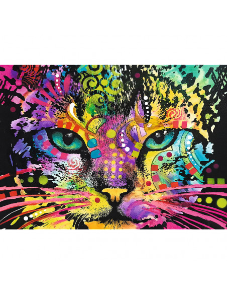 Puzzle Trefl Din Lemn 1000 Piese Pisicuta Colorata,20148