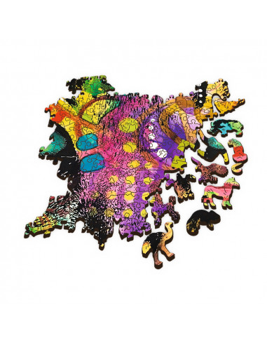 Puzzle Trefl Din Lemn 1000 Piese Pisicuta Colorata,20148