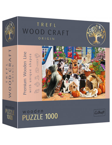 Puzzle Trefl Din Lemn 1000 Piese Echipa De Catei,20149