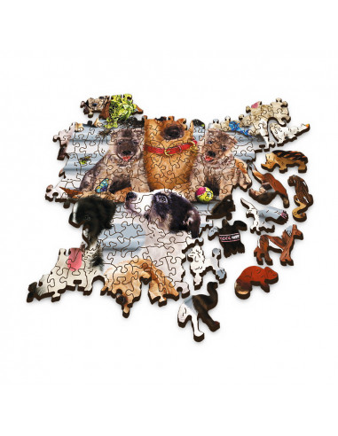 Puzzle Trefl Din Lemn 1000 Piese Echipa De Catei,20149