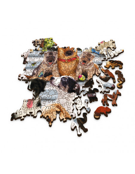 Puzzle Trefl Din Lemn 1000 Piese Echipa De Catei,20149