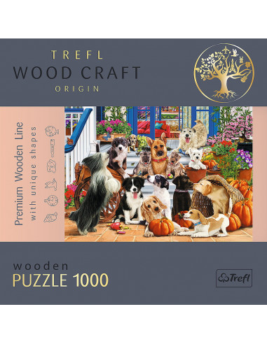Puzzle Trefl Din Lemn 1000 Piese Echipa De Catei,20149