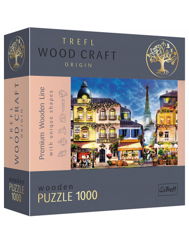 Puzzle Trefl Din Lemn 1000 Piese Strada Franceza,20142