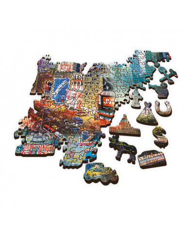 Puzzle Trefl Din Lemn 1000 Piese New York,20147