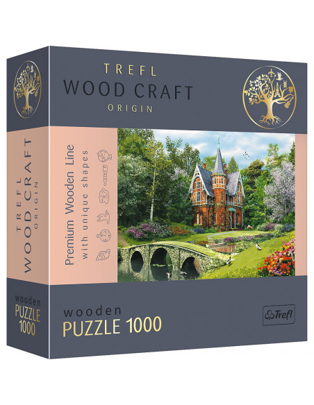 Puzzle Trefl Din Lemn 1000 Piese Casa Victoriana,20145