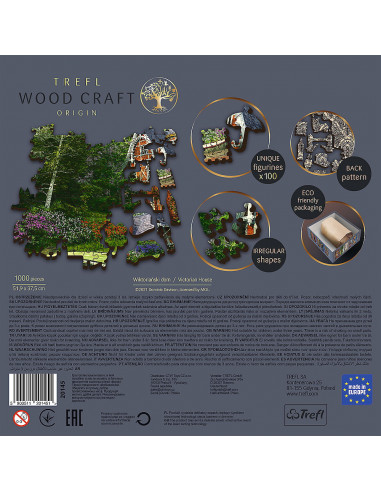 Puzzle Trefl Din Lemn 1000 Piese Casa Victoriana,20145
