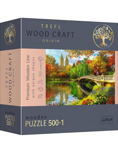 Puzzle Trefl Din Lemn 500+1 Piese Central Park New York,20157